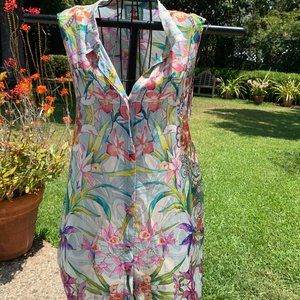 Johnny Was Floral Feminine & Bohemian Tunic